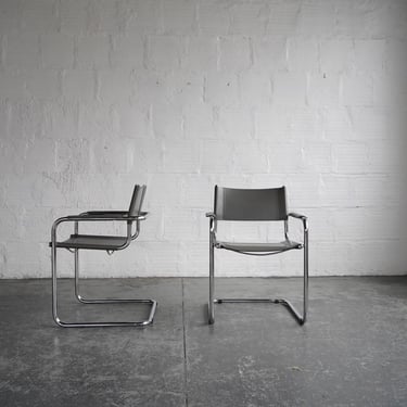 Tubular Italian Chrome Chairs