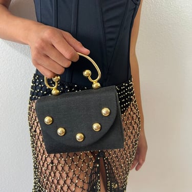 Vintage Vanessa Black Handbag by VintageRosemond