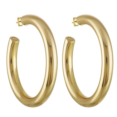 2&quot; Perfect Hoops in Gold- Gold Plated