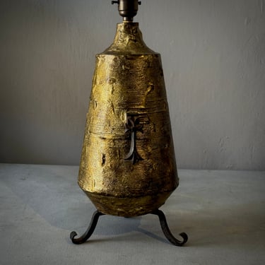 Brass and Iron Lamp