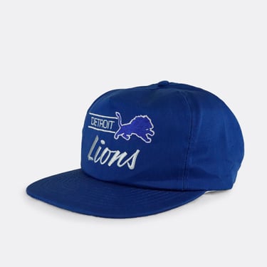 Vintage NFL Detroit Lions Mascot Embroidered Snapback Hat