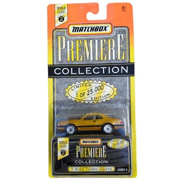 1995 MATCHBOX PREMIERE COLLECTION Series 2 T-Bird Turbo Coupe Gold 1:64 (M5) 