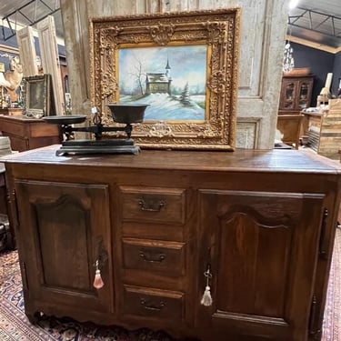 French Oak Sideboard, 1800s 