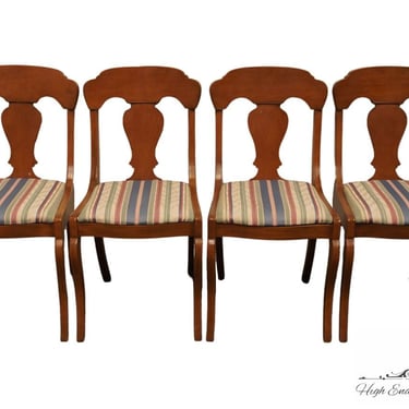 Set of 4 PENNSYLVANIA HOUSE Solid Cherry Independence Hall Traditional Style Dining Side Chairs 4830 