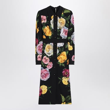 Dolce&Gabbana Long Chemise Dress With Floral Print Women