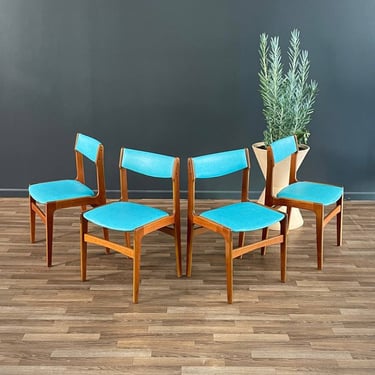 Set of 4 Mid-Century Danish Modern Teak Dining Chairs, c.1960’s 