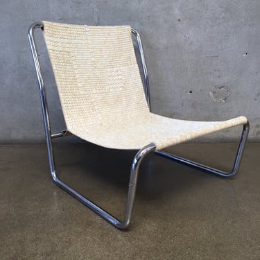 Mid Century Button Sling Chair