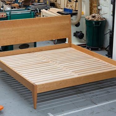 Cherry Willard Bed Frame ~ Platform Bed Frame 