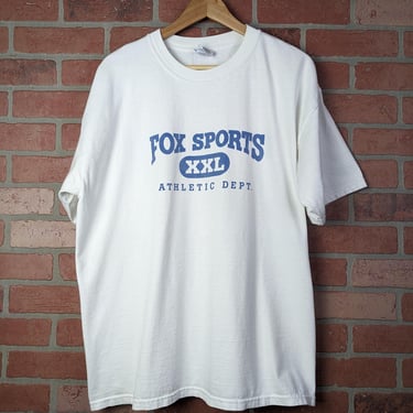 Vintage 90s Fox Sports ORIGINAL Graphic Tee - Extra Largg 