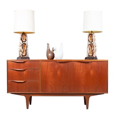 60” Scottish Sideboard by A.H. Mcintosh in Sculpted Teak