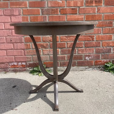 Custom Contemporary Side Table Solid Wood Pedestal Base Accent Bedside Table Modern Traditional Style CUSTOM PAINT Available 