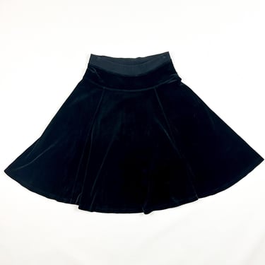 y2k Black and White Pinstripe Skirt / Above the Knee / Kick Pleats / Size 6 / 00s / Bratz / Cyber / SATC / Ruffle / Flutter / Suiting / S M 