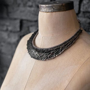 Gunmetal Cleopatra Necklace