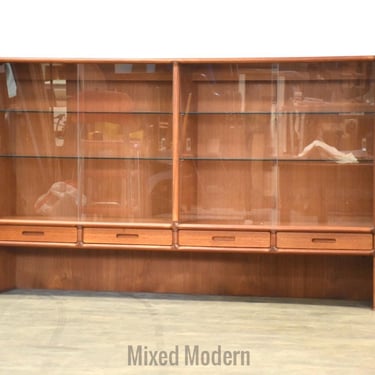 Danish Modern Teak Display Case 