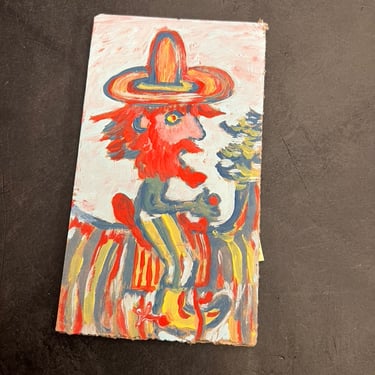 TBN Red Ranchero on Horse Original Painting