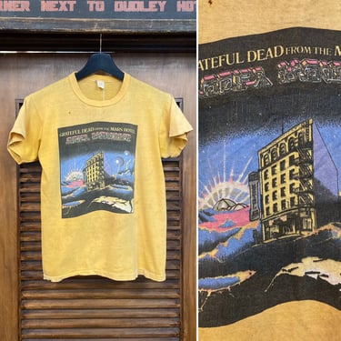 Vintage 1970’s “Grateful Dead” Music Band Mars Hotel Original Tee Shirt, 70’s Tee Shirt, 70’s Band Tee, Vintage Clothing 