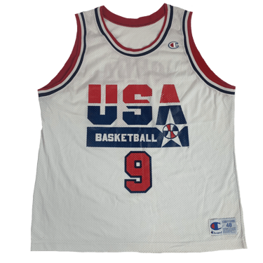 Vintage Champion Team USA &quot;Dream Team&quot; Michael Jordan Basketball Jersey