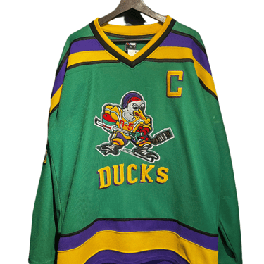 Vintage Mighty Ducks Charlie Conway #96 Hockey Jersey Sz. XL