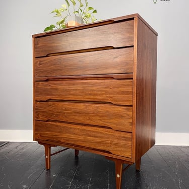 Stanley Walnut tallboy