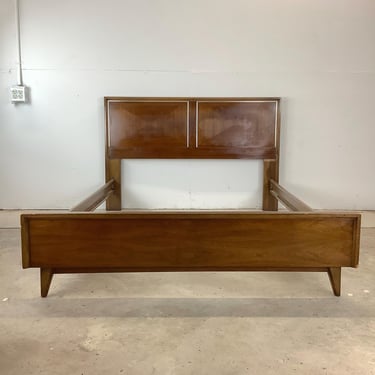 Mid-Century Walnut Bed Frame- Full Size 