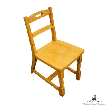 JOERNS BROTHERS FURNITURE Solid Oak Rustic Americana Side / Desk Chair 2405-891-2366 