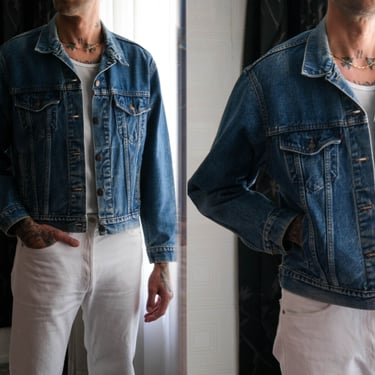 80s Levi's Dark Wash Denim Jacket - Men's XS, Women's Small – Flying Apple  Vintage