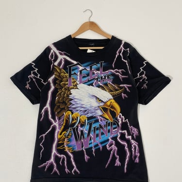 Vintage 1990's USA Thunder "Feel the Wind" T-Shirt Sz. XL
