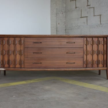 AVAILABLE to CUSTOMIZE**Mid Century Modern Credenza//Vintage MCM Sideboard//Modern Media Console//Two Tone Dresser 