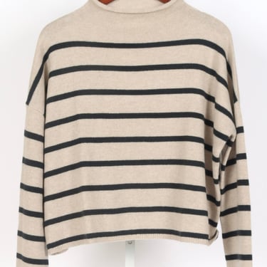 Sandy Stripes Sweater - Sand/Ink Stripes