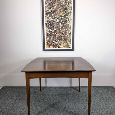 Beautiful MCM American Walnut Console Dining Table by Extensole