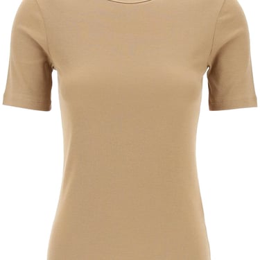 Toteme Ribbed Jersey T-Shirt For A Women
