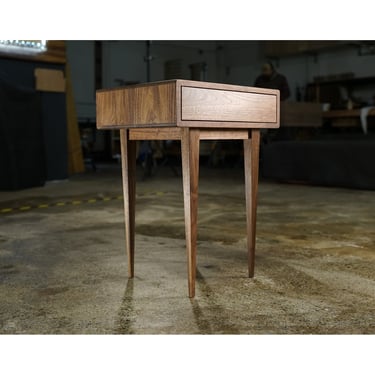 Legard End Table, Modern End Table, Wood Rectangular End Table, Solid walnut end table (Shown in Walnut) 