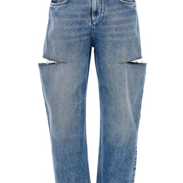 Maison Margiela Women Cut-Out Jeans