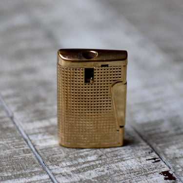 Vintage Ronson Lighter Gold Cigarette Collector Lighter 