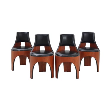Set of 4 Cylindra Chairs by Henry P. Glass, 1966 