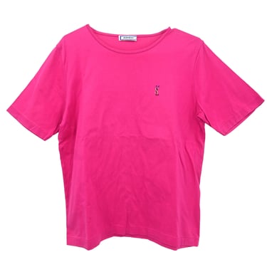 Yves Saint Laurent T-shirt Top Pink #M