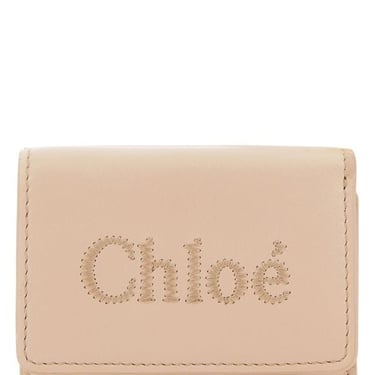 Chloe Woman Powder Pink Leather Wallet