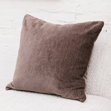 Square Pillow in Napa Brown