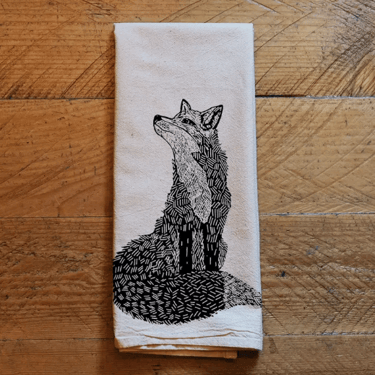 Fox Tea Towel