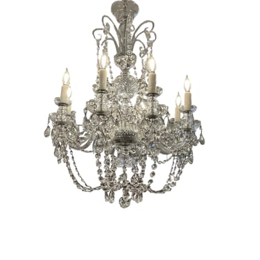 Italian 8 arm Crystal Chandelier