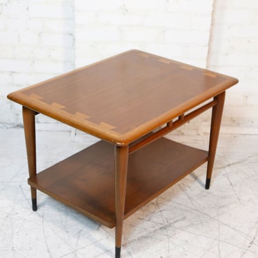 Vintage mid-century modern coffee table with dovetail details by Lane Virginia | Free delivery in NYC and Hudson Valley areas 