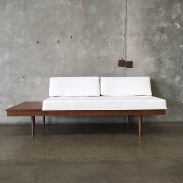 Mid Century Platform Minimalist Daybed Sofa