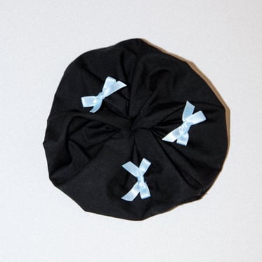 KkCo Grande Bow Scrunchie - Black