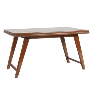 Original 1950’s PIERRE JEANNERET Solid Teak Coffee or Cocktail Low Rectangular Table from Chandigarh, India 