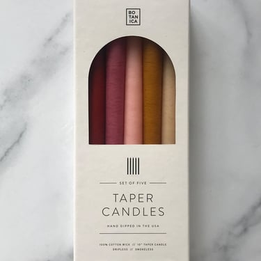 Elemental Zodiac Taper Candles | FIRE