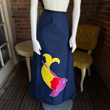 1970s Fish Appliqué Skirt
