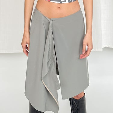 Prada Slate Wrap Skirt (S-M)