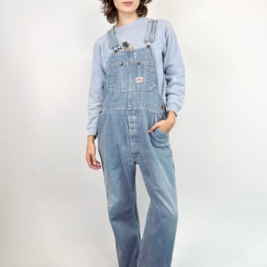 Let's Stripe A Deal Roundhouse Overalls