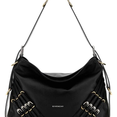 Givenchy Women Black Leather Medium Voyou Shoulder Bag