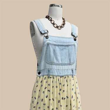Vintage Denim Overall Jumper Dress / 90s | Madrone - Portland, OR | ATTIC